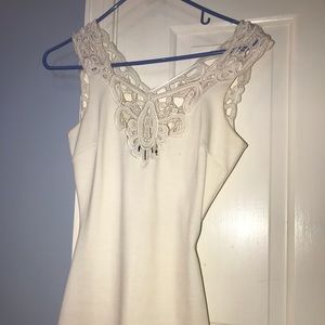 White bodycon dress